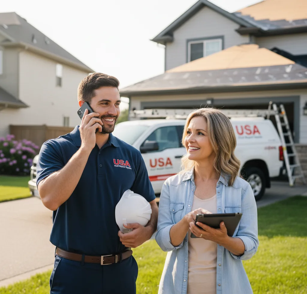 USA Roof Repair Experts customer support in Samson